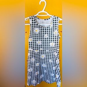 Plaid floral dress - kids/pre-teen/teen